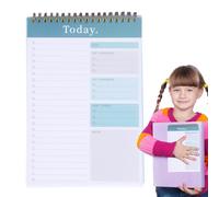 Task Writing Pad - Organized Memo Planner, Compact Notebook with Durable Binding, Checklist Pages, Multi-Purpose Organizer with Easy Carry Format, Daily Task Tracker for Students Office, Home Use