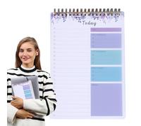 Task Writing Pad - Organized Memo Planner, Compact Notebook with Durable Binding, Checklist Pages, Multi-Purpose Organizer with Easy Carry Format, Daily Task Tracker for Students Office, Home Use