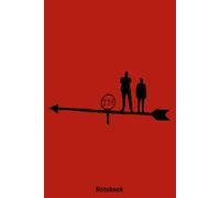 Taskmaster - Hand Drawn Weather Vane with Alex Horne & Greg Davies Sillhouettes Notebook: Journal College Ruled Notebook | 120 Pages | 6 x 9 Size | Gift