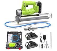 TaskStar Ingrassatore a Batteria ad alta Efficienza: Pistola per Grasso con Batterie da 2*2.0Ah, Testine a Sgancio Rapido, Pressione Massima di 10000 PSI, per Agricoltori e Proprietari di Attrezzature