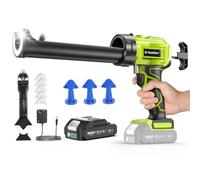 Taskstar Pistola Silicone a Batteria Compatibile con Makita 18V-batteria, Pistola Silicone Professionale con Batteria da 2.0Ah de 280-300ML, Spinta da 300 kg, Facile da Usare