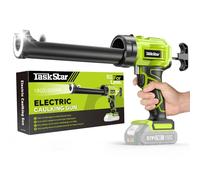 Taskstar Pistola Silicone a Batteria con Luce-LED, Strumento per Calafataggio 3 in 1, Pistola Silicone Elettrica Compatibile con Makita 18V Batteria per Cartucce da 280-300 ml(Batteria non Inclusa)