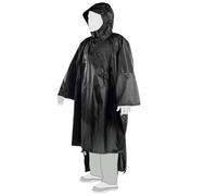 Tasmanian Tiger Tac Poncho, Poncho impermeabile, Nero M Black