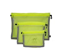 Tasmanian Tiger TT Mesh Pocket Set Safety Yellow High Vis Zaino Organizer tasche aggiuntive