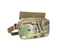 Tasmanian Tiger TT Plate Carrier Pouch VL MC - Borsa aggiuntiva per supporti con velcro e Tegris utilizzabile anche come marsupio; Multicam