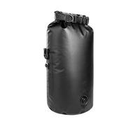 Tasmanian Tiger TT Stuffbag WPV - Sacco impermeabile con chiusura a rullo e valvola a compressione per attività all'aperto, barche, sport acquatici, Nero , 25 litri