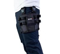 Taspa per utensili con clip a cinghia, borsa per la riparazione dell'elettricista attorno alla gamba, borsa da lavoro di manutenzione elettrica per artigiano automobilistico