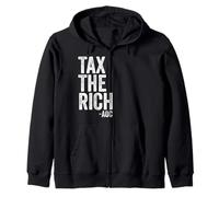Tassa Il Ricco Alexandria Ocasio-Cortez Femminista Politico AOC Felpa con Cappuccio