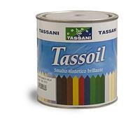 Tassani SMALTO SINTETICO TASSOIL LT.0,75 PER ESTERNO/INTERNO LEGNO/FERRO (NERO)