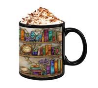 Tasse Céramique Chat -9,5x8 Cm Tasse Café Lecture |Tåsse À Café En Céramique -Céřamique -Mug Résistant À La Chaleur 350 Ml Pour Boissons Chaudes Ou Froides Avec Design Élégant,idéal Pour Savourer Ćafé