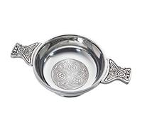 Tasse de dégustation de whisky en étain Wentworth Kells Pewter Quaich Loving Cup Burns Night