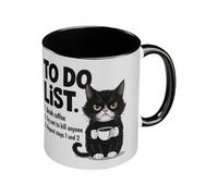 Tasse De Thé À Chats, Tasse À Faire En Céramique Cat Water Tasse, Récipient De Boisson Anti-scottature Pour Boissons Chaudes Ou Froides