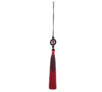 Tassel Pendente Rosso in Poliestere per Spade Taichi