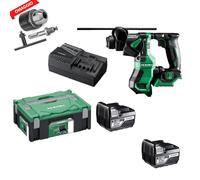 Tassellatore 18 V -2,3 kg - Brushless hikoki DH18DPA 2 Batt. 5ah +Mandrino Omagg