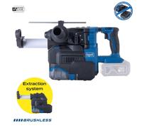 Tassellatore Batteria 20V 2.8J Brushless SDS-Plus Scheppach bc-dh300dfs-x