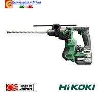 Tassellatore elettropneumatico HIKOKI SDS-PLUS 18V 5A 1,3J Due Batterie DH18DPA