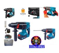 TASSELLATORE SCALPELLATORE BRUSCHLESS DOPPIA BATTERIA 68V 6000MAH AL LITIO