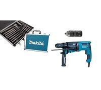 Makita HR2631FT12 SDS-PLUS TASSELLATORE DEMOLITORE 800W CON ASSORTIMENTO PUNTE