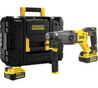 Tassellatore SDS Plus A Batteria 18V 4Ah Con Valigia E Doppia Batteria Stanley
