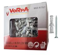 TASSELLI 5 MM NYLON CON ALETTE CONFEZIONE 100 PEZZI VN-A-VOR00477 VORPA