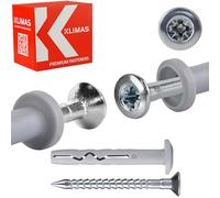 Tasselli a percussione SMK, tassello per unghie con colletto, testa cilindrica (8 x 80-100 pezzi)