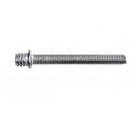 Tasselli a vite in metallo acciaio zincato, 6 mm x 50 mm, argento, scatola da 100