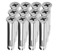 Tasselli ad espansione, 12 pezzi, bulloni robusti for ferramenta fai da te - for di espansione con manicotto in acciaio inossidabile 304(M8x90)