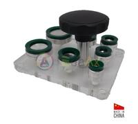 Tasselli adiprene a ventosa 8 pz pomolo e base plastica ø 16 a 40 mm BeaAx tools