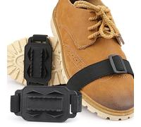 Tasselli antiscivolo per camminare: pinze per ghiaccio per scarpe, picchi resistenti, design regolabile ed elastico, resistenti all'usura | neve, ghiaccio, sentieri invernali, si