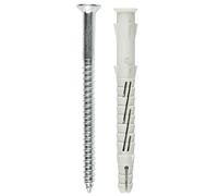 TASSELLI DA 10X160 10X200 TECFI FISCHER UNIVERSALI NYLON + VITE MURATURA CEMENTO