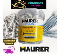 TASSELLI da 6 8 mm in NYLON CON VITE x muro legno mattone - MAURER