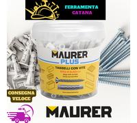 TASSELLI da 6 8 mm in NYLON CON VITE x muro legno mattone - MAURER