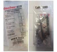 Tasselli Di Fissaggio Per Sanitari Vaso Wc Bidet Wb 2 Inox Set 5 Pezzi - Fischer