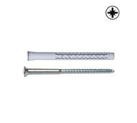Tasselli G&B GX-L Nylon vite Testa Piana Svasata taglio POZIDRIV Vari formati