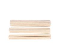 Tasselli in legno, Bastoncini di legno quadrati, tasselli, 2-15 mm x 300-500, confezione da diverse misure(300x15x15 5pcs)