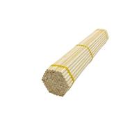 Tasselli in legno, Bastoncini di legno, tasselli, confezione da 100, bambù, multicolore, misure multiple, 30 cm(5mm Round White)