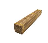 Tasselli in legno, Bastoncini di legno, tasselli, confezione da 100, bambù, multicolore, misure multiple, 30 cm(5mm Square Brown)