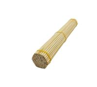 Tasselli in legno, Bastoncini di legno, tasselli, confezione da 100, bambù, multicolore, misure multiple, 30 cm(4mm Round White)
