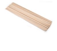 Tasselli in legno, Bastoncini di legno tondi 3-5 mm x 10-30 cm Confezione da 25/50 pezzi(10cmx3.0mm 50pcs)