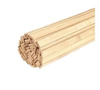 Tasselli in legno Bastoncini in legno, 500 pezzi di bastoncini quadrati in legno balsa, strisce, tronchi for modelli fai da te ad arco, facili tagliare, realizzati a mano(3x9x200mm)