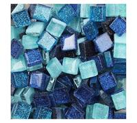 Tasselli Mosaico 50PCS Fai Da Te Colore Della Miscela Glitter Mosaico di Vetro Pietre Tessere di Mosaico Ciottoli di Vetro Artigianato Materiale Di Puzzle for Mosaico Fai Da Te Fare arte(Color 9)