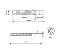 Tasselli per telaio KPR-FAST Ø10/12 mm con ETA - Clima | Tasselli per...