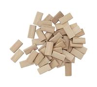 Tasselli per Tenone Domino in Legno di Faggio 6 X 40 Mm, per Mobili, Ebanisteria, Ingegneria dei Telai, Realizzati in Faggio Massiccio con Tasselli in Legno Piatto e, Materiali