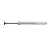 TASSELLO A BATTUTA PROLUNGATO NYLON+VITE A CHIODO 100PZ MNA-S Ø6 X 40-60mm MUNGO