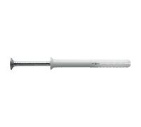 TASSELLO A BATTUTA PROLUNGATO NYLON+VITE A CHIODO 100PZ MNA-S Ø6 X 40-60mm MUNGO