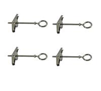 TASSELLO AD ANCORA PER SOFFITTO CON OCCHIOLO CHIUSO 4 PEZZI