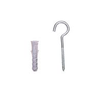 Tassello con gancio da soffitto 6 FISSAGGI LEGGERI FIX-06S