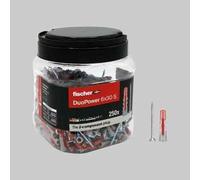 TASSELLO CON VITE DUOPOWER IN BARATTOLO 6S Barattolo 250 pezzi (Conf.1)