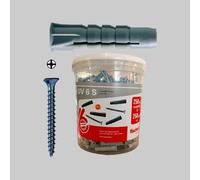 TASSELLO CON VITE UV IN BARATTOLO UV 6S Barattolo 250 pezzi (Conf 1)