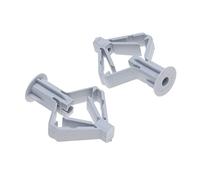 Tassello da muro per cartongesso 50 pezzi, tasselli ad espansione universali da 10 mm x 50 mm, tassello per cavità espandibile, manicotto in plastica, raccordo di ancoraggio in nylon